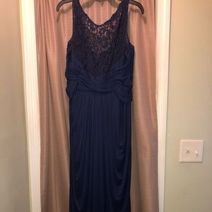 Navy blue formal dress
